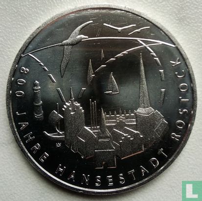 Allemagne 20 euro 2018 "800 years Hanseatic city of Rostock" - Image 2