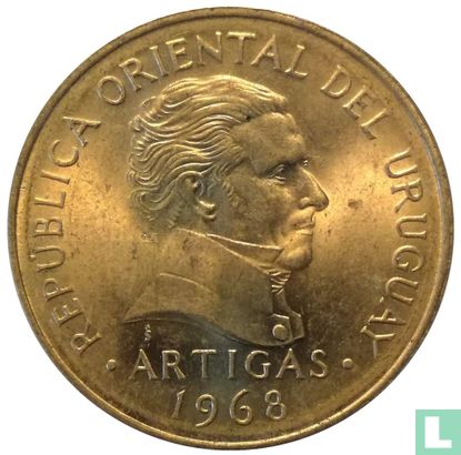 Uruguay 10 pesos 1968 - Image 1