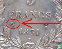 Frankrijk 5 francs 1831 (Tekst incuse - Bloot hoofd - W) - Afbeelding 3