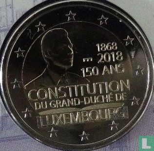 Luxemburg 2 euro 2018 (Sint Servaasbrug) "150 years of the Luxembourg Constitution" - Afbeelding 1