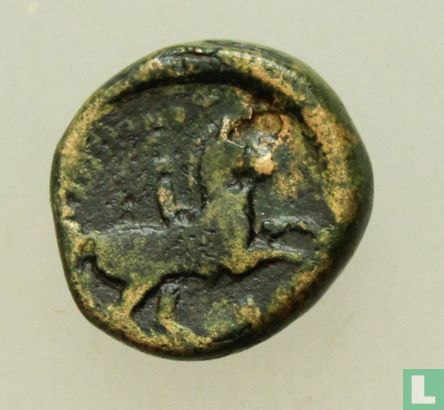 Royaume de Macédoine  AE16 (double unité, Philippe II)  359-336 BCE - Image 1