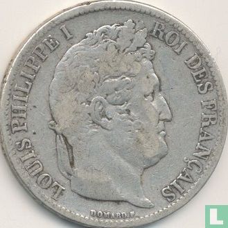 France 5 francs 1831 (Texte en relief - Tête laurée - Q) - Image 2