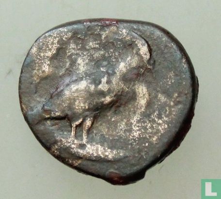 Akragas, Sicile  AE21 Hexas  (2/12 Litra, 8g)  500-400 BCE - Image 2