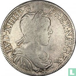Frankrijk ½ écu 1648 (A - goudsbloem) - Afbeelding 2