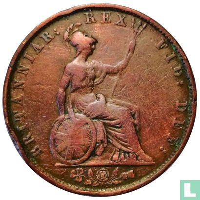 Verenigd Koninkrijk ½ penny 1831 - Afbeelding 2
