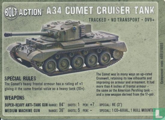 A34 Comet Cruiser Tank - Afbeelding 2