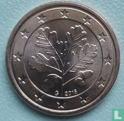 Duitsland 1 cent 2018 (G) - Afbeelding 1