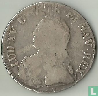 Frankrijk 1 écu 1740 (9) - Afbeelding 2