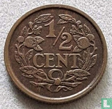 Nederland ½ cent 1917 (misslag) - Afbeelding 2