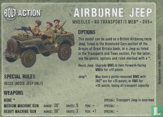 British Airborne Jeep - Afbeelding 2