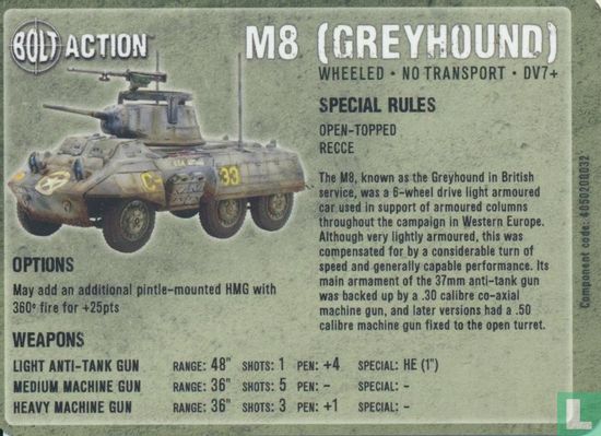 M8 (Greyhound) - Afbeelding 2
