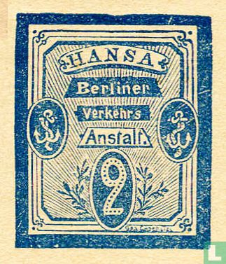 Berlijnse Transportautoriteit HANSA (I), met punt in hoek - Afbeelding 2