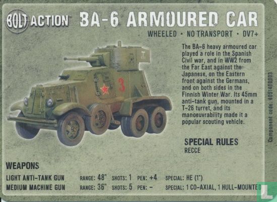BA-6 Armoured Car - Afbeelding 2