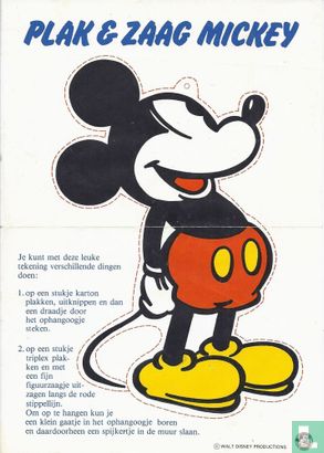Plak & zaag Mickey
