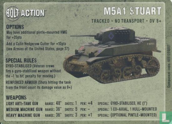 M5A1 Stuart - Afbeelding 2