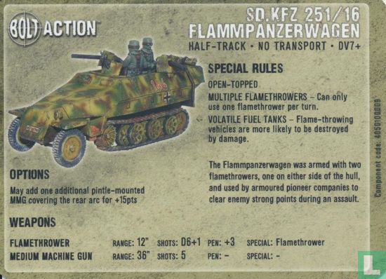 Sd.Kfz 251/16 Flammpanzerwagen - Afbeelding 2