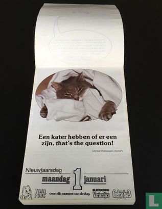 Kalender 1990 Tom Poes kattenvoer - Bild 1