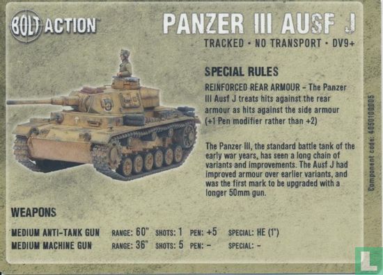 Panzer III Ausf J - Afbeelding 2