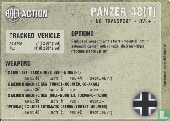 Panzer 38(T) - Afbeelding 2