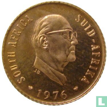Afrique du Sud ½ cent 1976 "The end of Jacobus Johannes Fouche's presidency" - Image 1