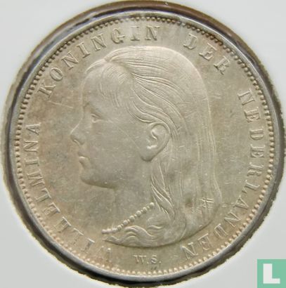 Nederland 1 gulden 1892 (DER) - Afbeelding 2