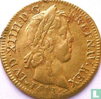 France 1 louis d'or 1653 (H) - Image 1