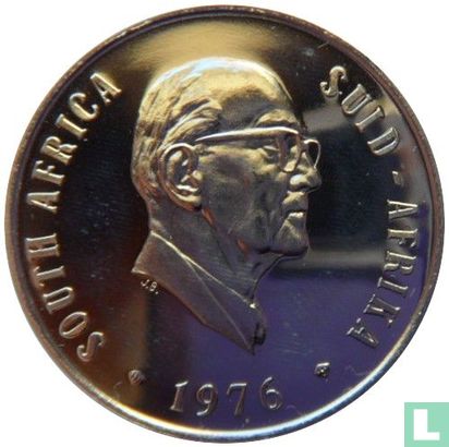 Afrique du Sud 50 cents 1976 "The end of Jacobus Johannes Fouche's presidency" - Image 1