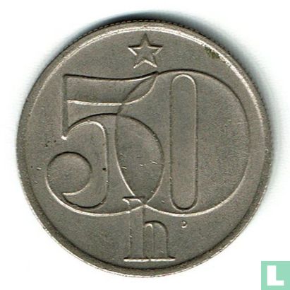 Tchécoslovaquie 50 haleru 1989 - Image 2
