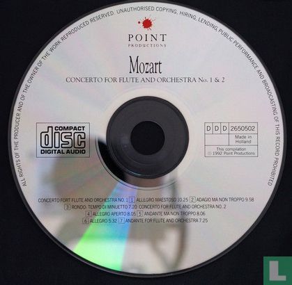 Mozart: Concerto For Flute And Orchestra No. 1 & 2 - Image 3