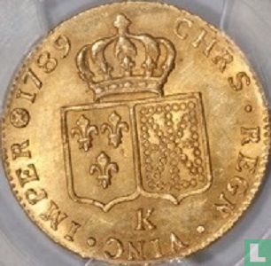 Frankrijk 1 louis d'or 1789 (K) - Afbeelding 1