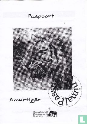 Dieren paspoort: Amur tijger - Afbeelding 1