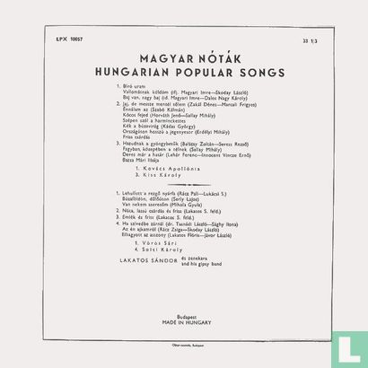 Magyar Nóták = Hungarian Popular Songs - Afbeelding 2