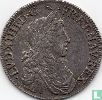 France ½ ecu 1659 (B) - Image 2