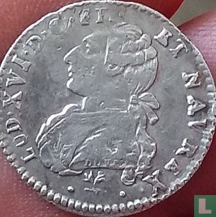 Frankrijk 1/10 écu 1790 (L) - Afbeelding 2