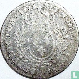 France 1/10 écu 1726 (I) - Image 1