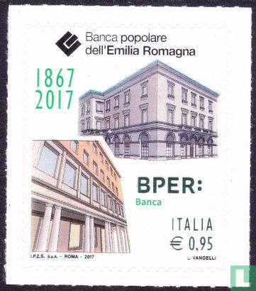 Banca popolare d'Emilia Romagna depuis 150 ans