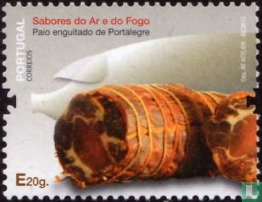 Portuguese sausage and ham varieties