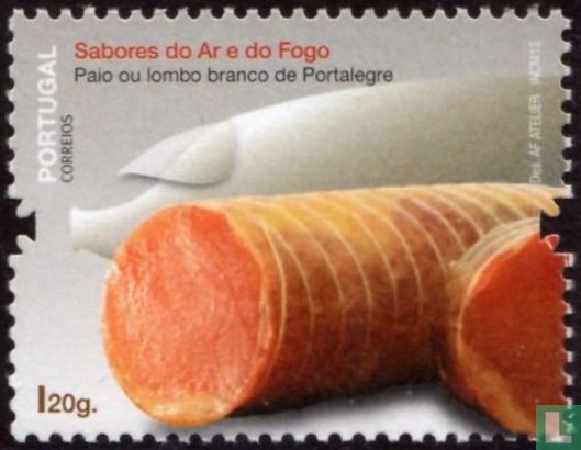 Portuguese sausage and ham varieties