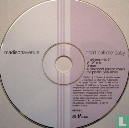 Don't Call me Baby - Image 3