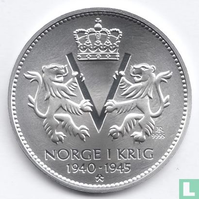 Norway Medallic Issue ND (Silver - PROOF) "Norway through the Second World War - Konvoitjeneste" - Afbeelding 2