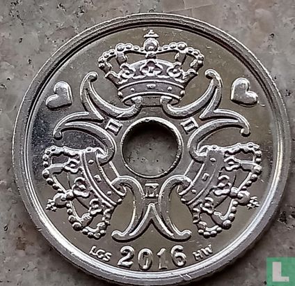 Denmark 1 krone 2016 - Image 1