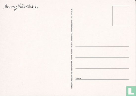 London Cardguide 'be my Valentine' - Afbeelding 2