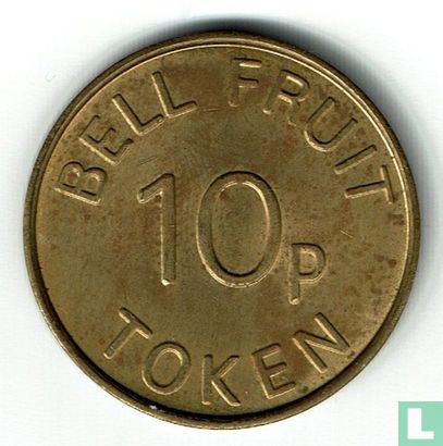 Verenigd Koninkrijk  Bell-Fruit 10p token (9.07 gr.) - Afbeelding 1