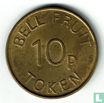 Verenigd Koninkrijk  Bell-Fruit 10p token (9.07 gr.) - Afbeelding 2