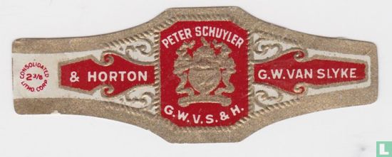 Peter Schuyler GWVS et H. - & Horton - GW van Slyke - Image 1
