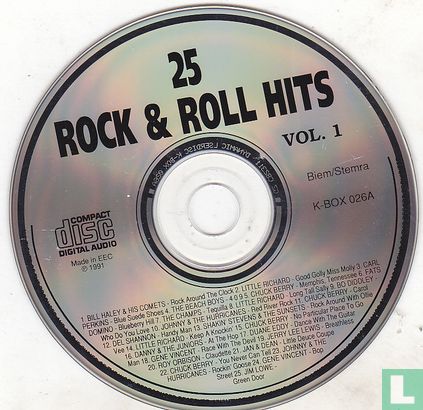 25 Rock & Roll Hits  vol. 1 - Image 3