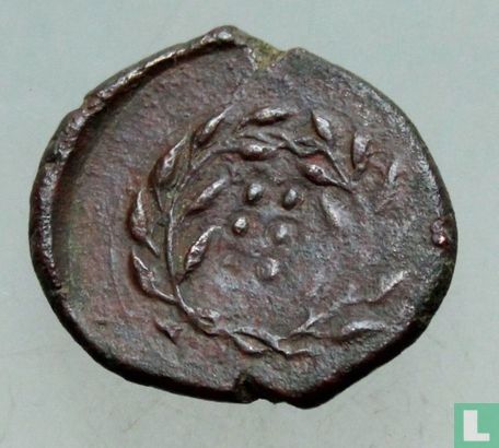 Himera, Sicile  AE20 (6/12th, Hemilitron)  407 BCE - Image 1
