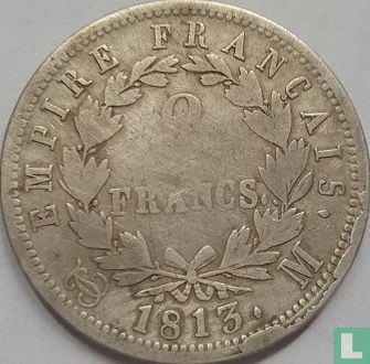 Frankrijk 2 francs 1813 (M) - Afbeelding 1