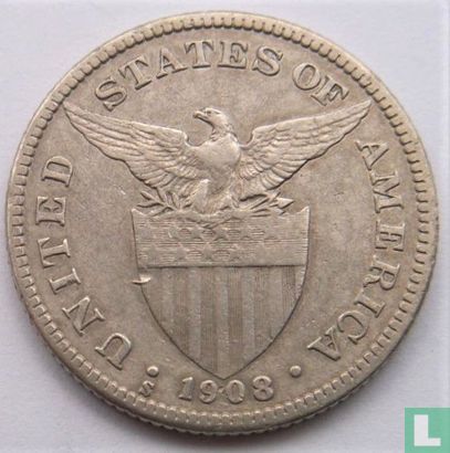 Philippines 50 centavos 1908 - Image 1