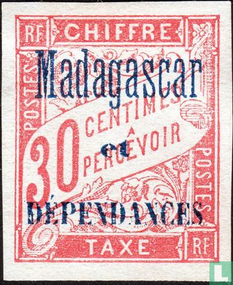Type Duval, with overprint
